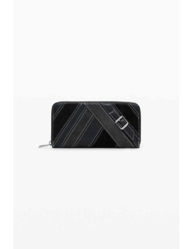 Monedero Desigual hebillas negro