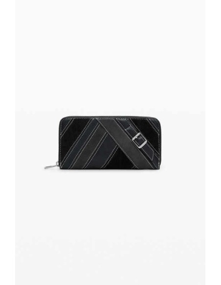 Monedero Desigual hebillas negro