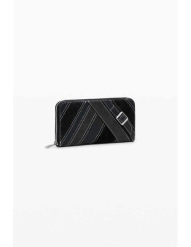 Monedero Desigual hebillas negro
