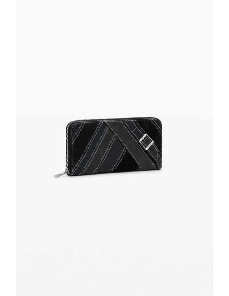 Monedero Desigual hebillas negro