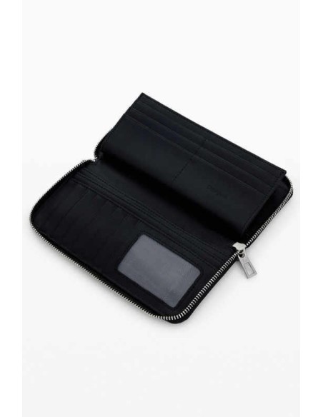 Monedero Desigual hebillas negro