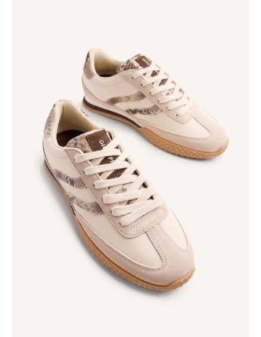 ZAPATILLAS PIEL SERPIENTE GLADWIN BEIG GIOSEPPO