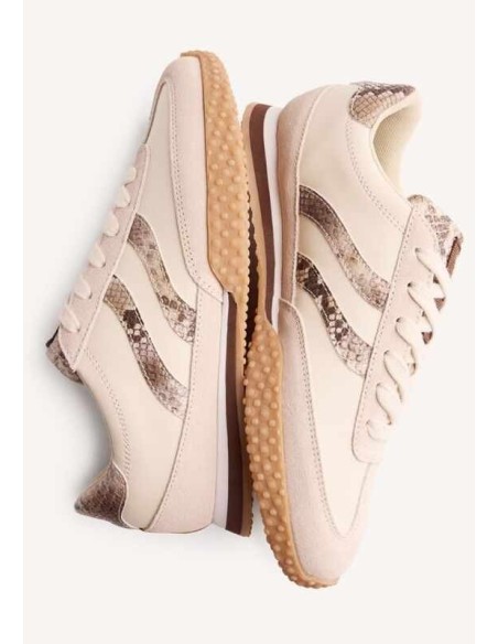 ZAPATILLAS PIEL SERPIENTE GLADWIN BEIG GIOSEPPO