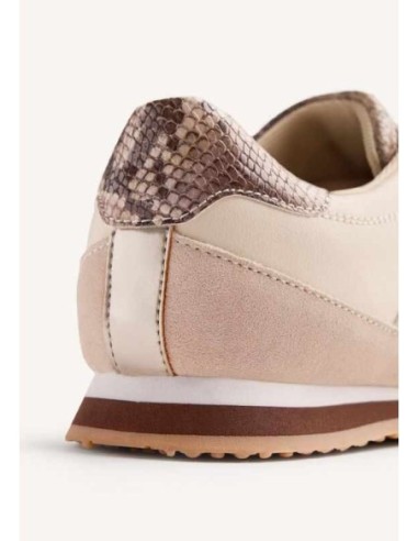 ZAPATILLAS PIEL SERPIENTE GLADWIN BEIG GIOSEPPO