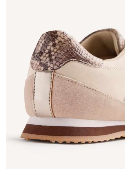 ZAPATILLAS PIEL SERPIENTE GLADWIN BEIG GIOSEPPO