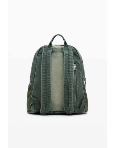 Mochila Desigual denim combinada Kaki