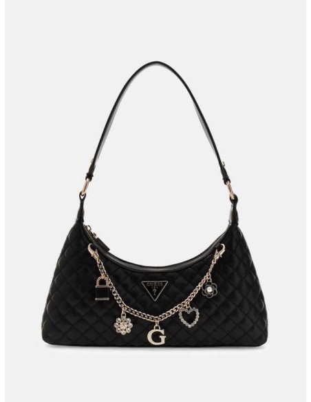 Bolso Guess Everlee charms negro