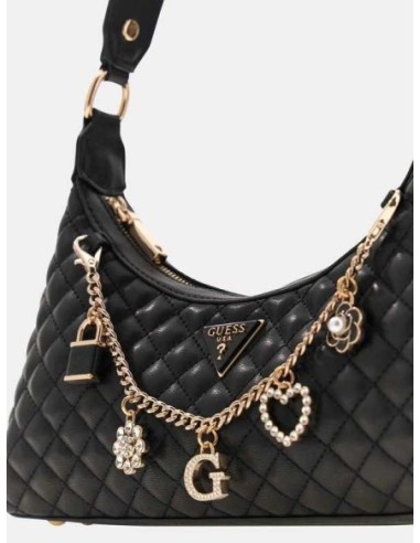 Bolso Guess Everlee charms negro