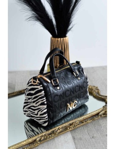 Mini bowling animal print negro cebra noco