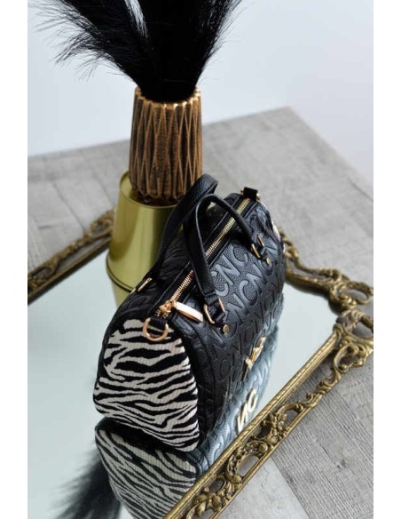 Mini bowling animal print negro cebra noco