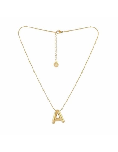 Collar Essentials Inicial A Dorado Anartxy