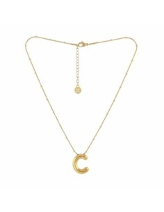 Collar Essentials Inicial C Dorado Anartxy 2