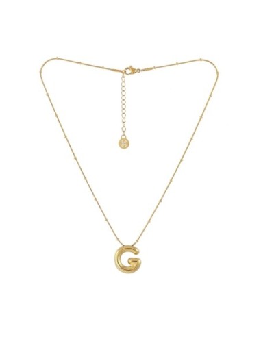 Collar Essentials Inicial G Dorado Anartxy