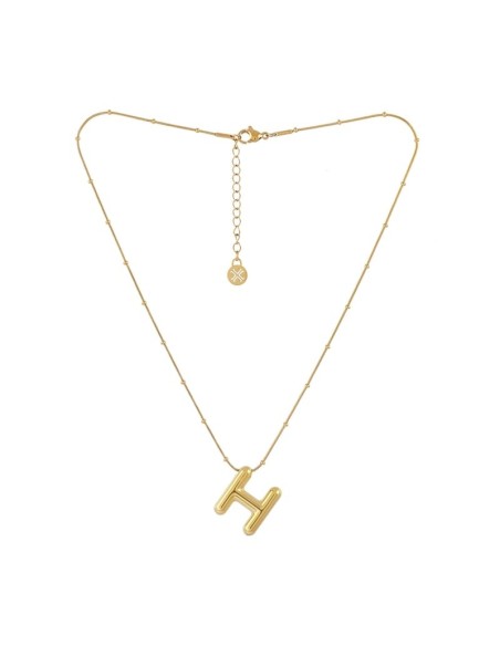 Collar Essentials Inicial H Dorado Anartxy