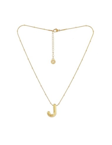 Collar Essentials Inicial J Dorado Anartxy