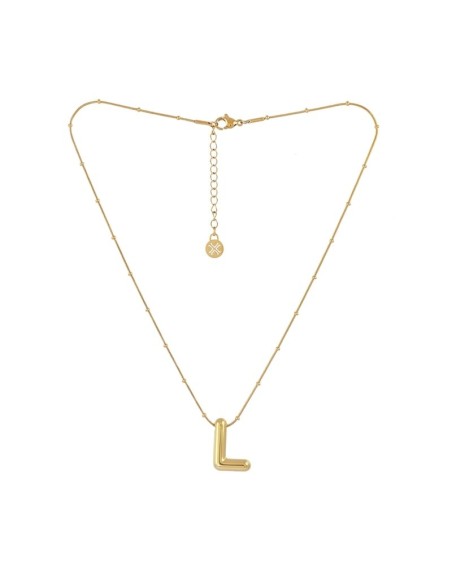 Collar Essentials Inicial L Dorado Anartxy