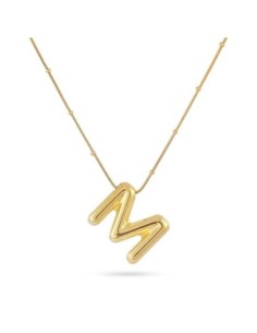 Collar Essentials Inicial M Dorado Anartxy