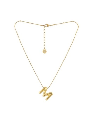 Collar Essentials Inicial M Dorado Anartxy