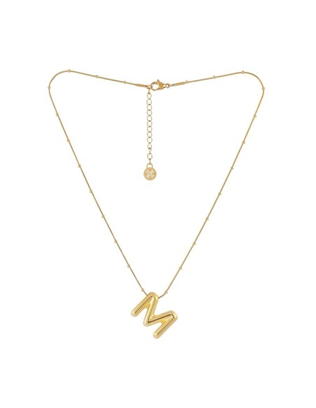Collar Essentials Inicial M Dorado Anartxy