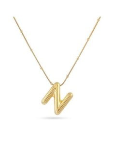 Collar Essentials Inicial N Dorado Anartxy