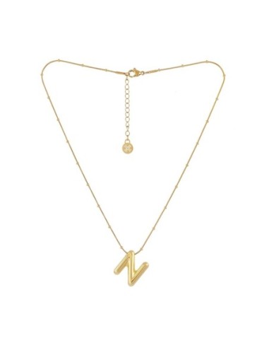 Collar Essentials Inicial N Dorado Anartxy