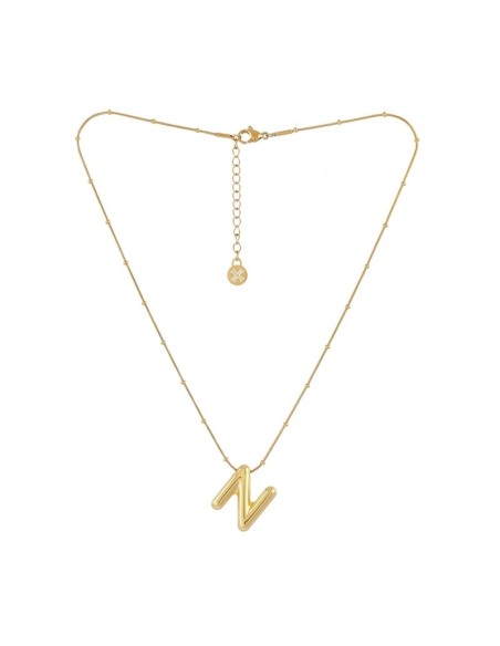 Collar Essentials Inicial N Dorado Anartxy