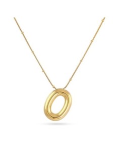 Collar Essentials Inicial O Dorado Anartxy