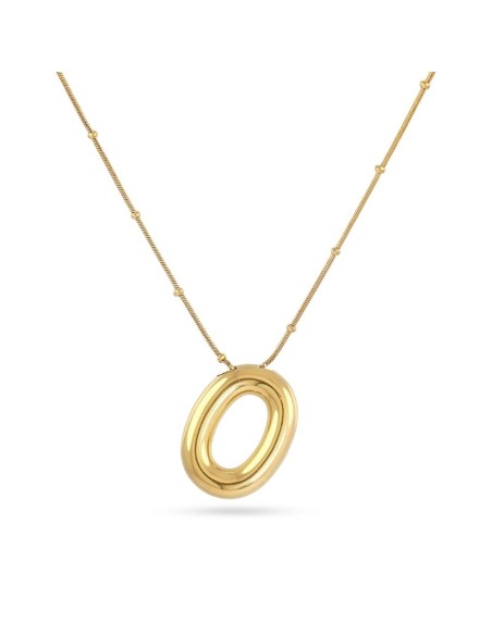 Collar Essentials Inicial O Dorado Anartxy