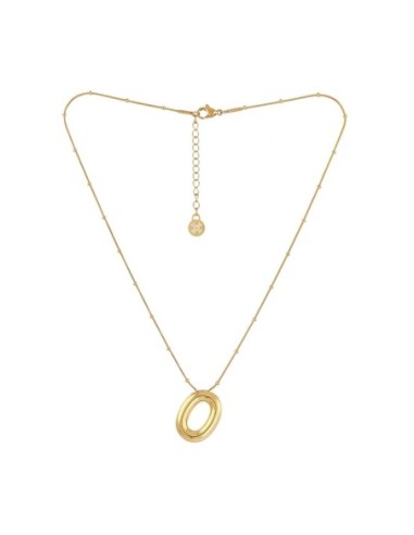 Collar Essentials Inicial O Dorado Anartxy