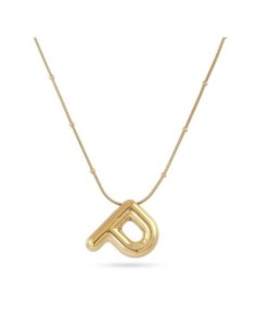 Collar Essentials Inicial P Dorado Anartxy