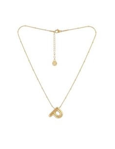 Collar Essentials Inicial P Dorado Anartxy 2