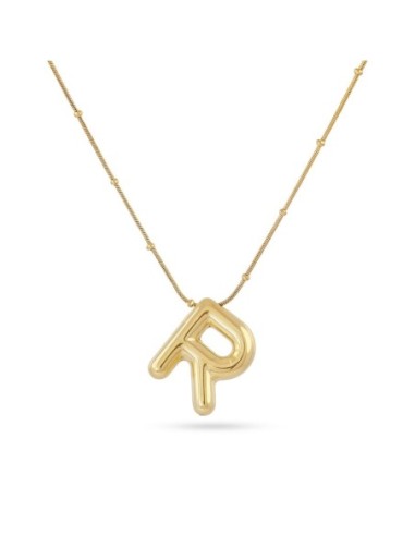 Collar Essentials Inicial R Dorado Anartxy