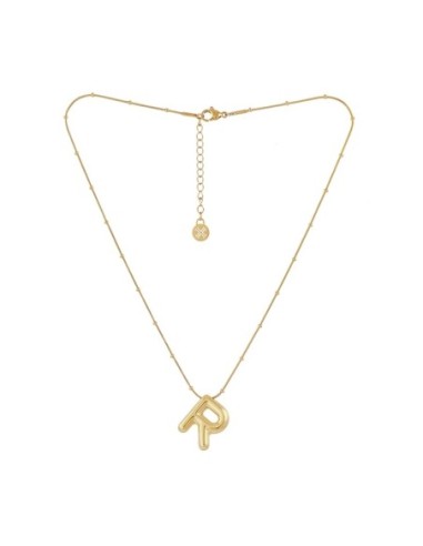 Collar Essentials Inicial R Dorado Anartxy