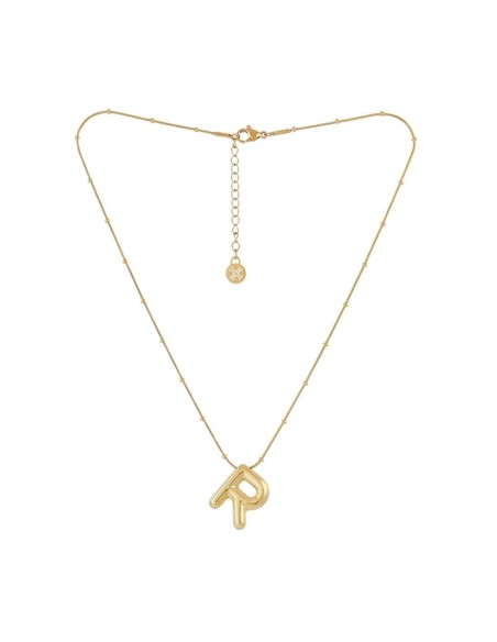 Collar Essentials Inicial R Dorado Anartxy