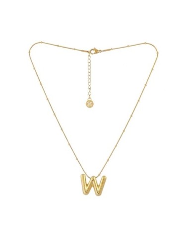 Collar Essentials Inicial W Dorado Anartxy