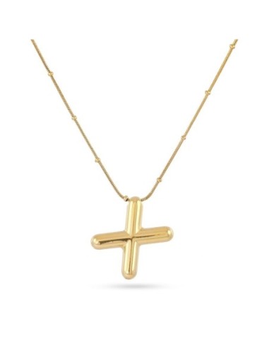 Collar Essentials Inicial X Dorado Anartxy