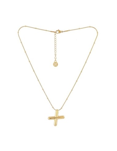 Collar Essentials Inicial X Dorado Anartxy