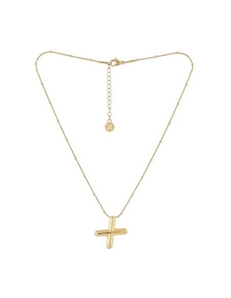 Collar Essentials Inicial X Dorado Anartxy