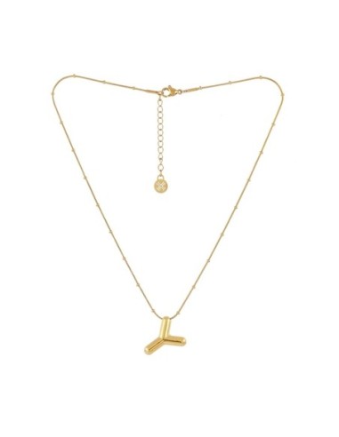 Collar Essentials Inicial Y Dorado Anartxy