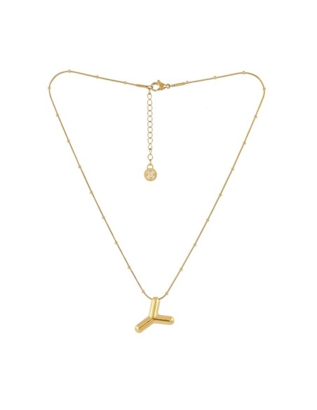 Collar Essentials Inicial Y Dorado Anartxy