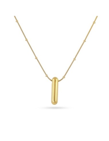 Collar Essentials Inicial I Dorado Anartxy