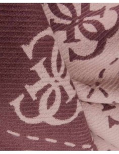Bufanda Guess Logo 4G Burdeos 2