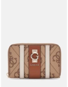 Cartera Guess Erenia Logo 4G Marrón Claro