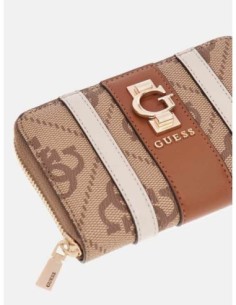 Cartera Guess Erenia Logo 4G Marrón Claro 2