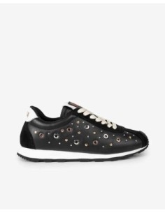 Zapatilla Inara Tachuelas Negro Popa 2