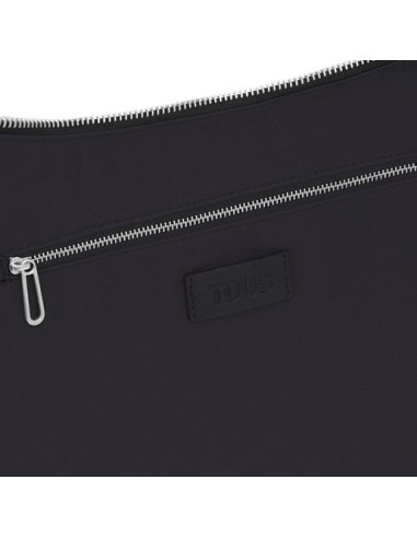 Bolso de hombro grande negro TOUS Puffy bear