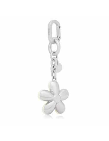 Llavero Beige Puffed Daisy Flower Tous
