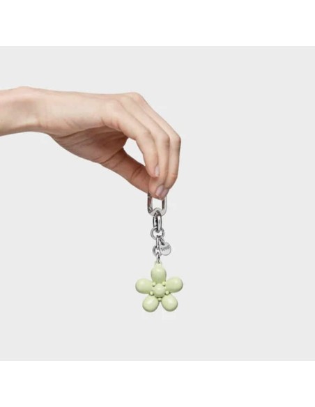 Llavero Verde Puffed Daisy Flower Tous