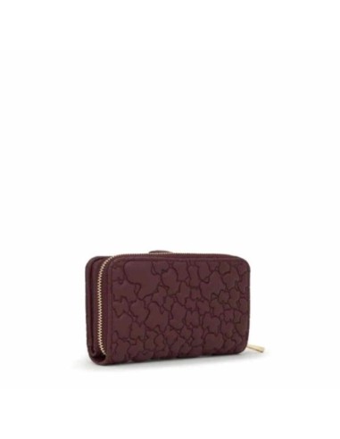Billetera burdeos Bridge Puffy bear