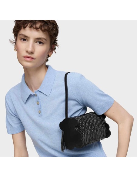 Bolso de hombro negro TOUS Salsi